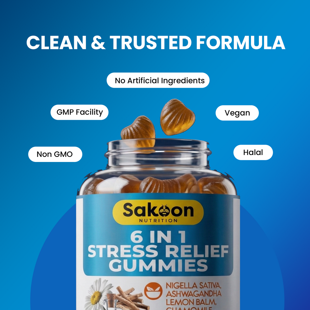 6-in-1 Stress Relief Gummies