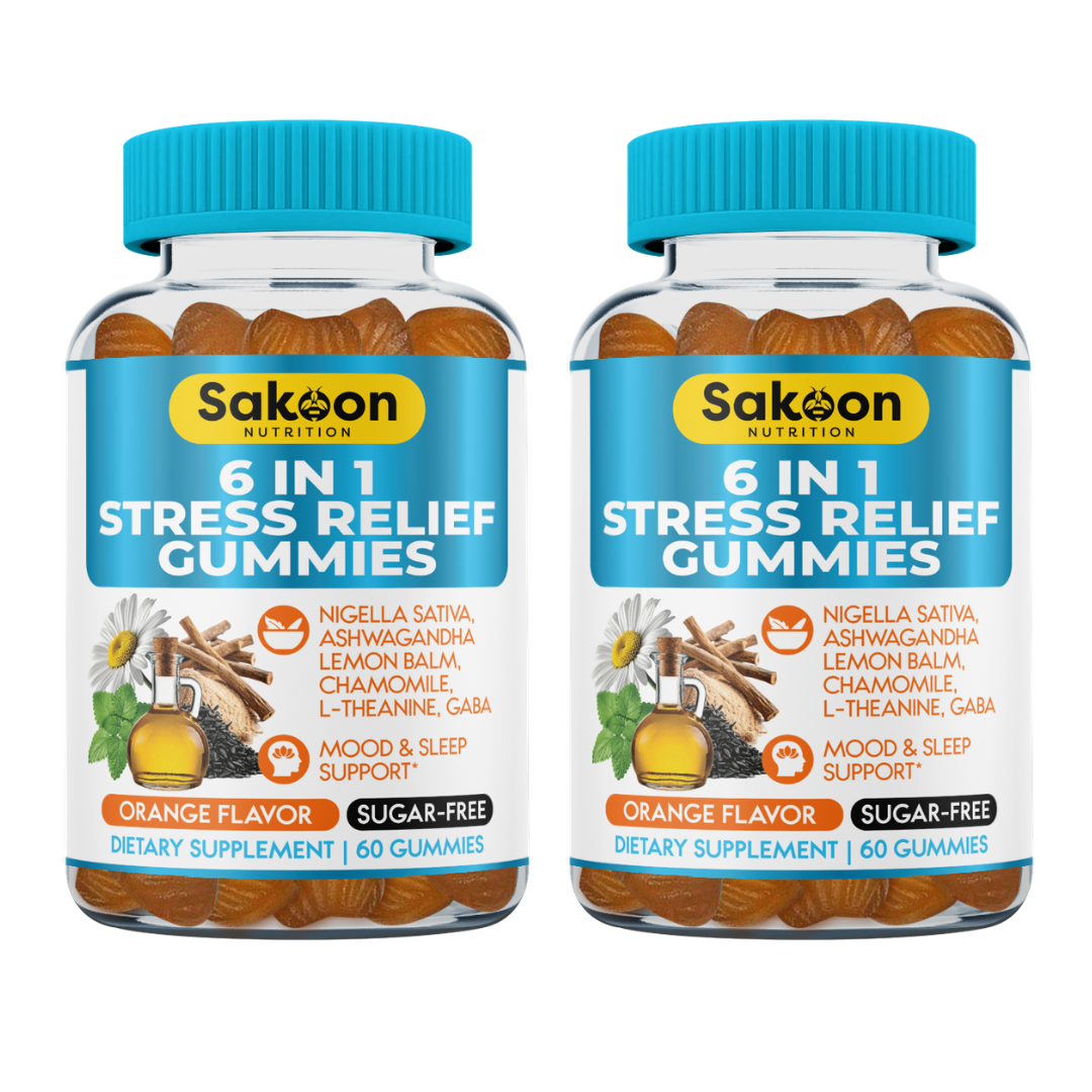 6-in-1 Stress Relief Gummies