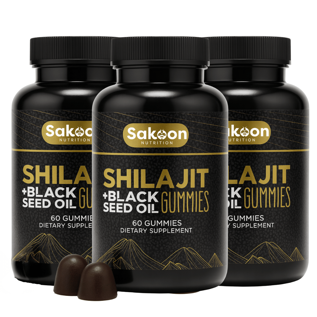 Shilajit Black Seed Oil Gummies